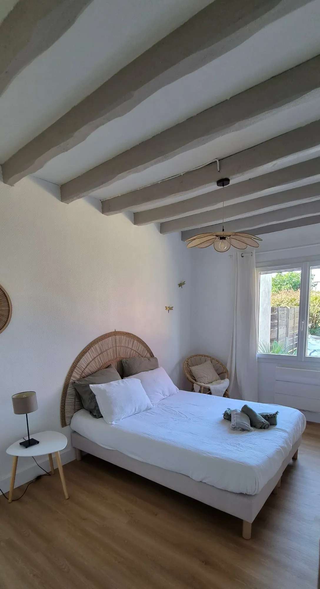 Chambre Nature, lit double, Villa Zadig Seignosse